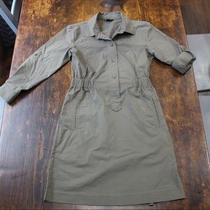 Banana Republic Olive Green Size 0 Dress